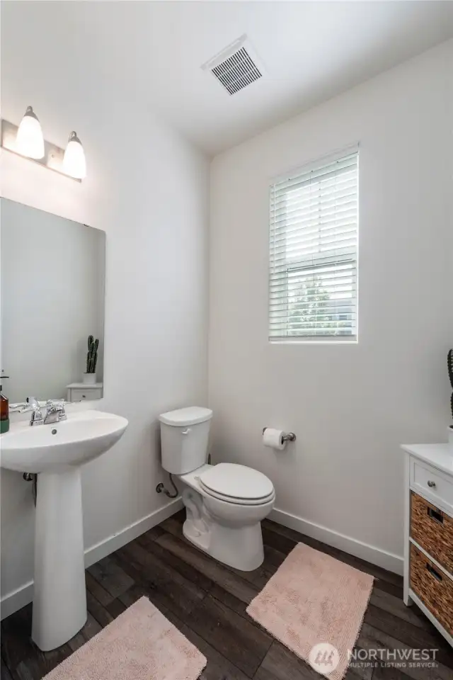 Downstairs half bath