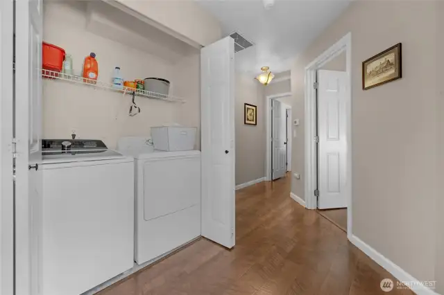 Laundry Close to Bedrooms
