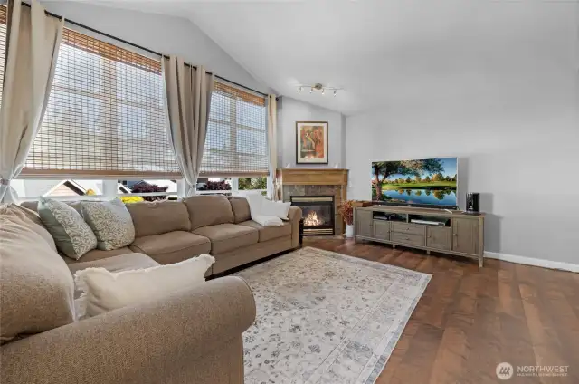 Large Open Family Room w/ Gas Fireplace