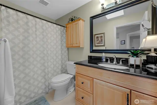 Bathroom 2 across hall from bedroom 2