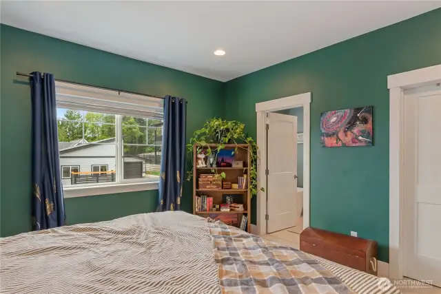 Primary bedroom with ensuite.