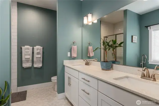 Primary bathroom.