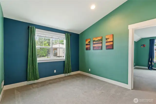 Upstairs family room.