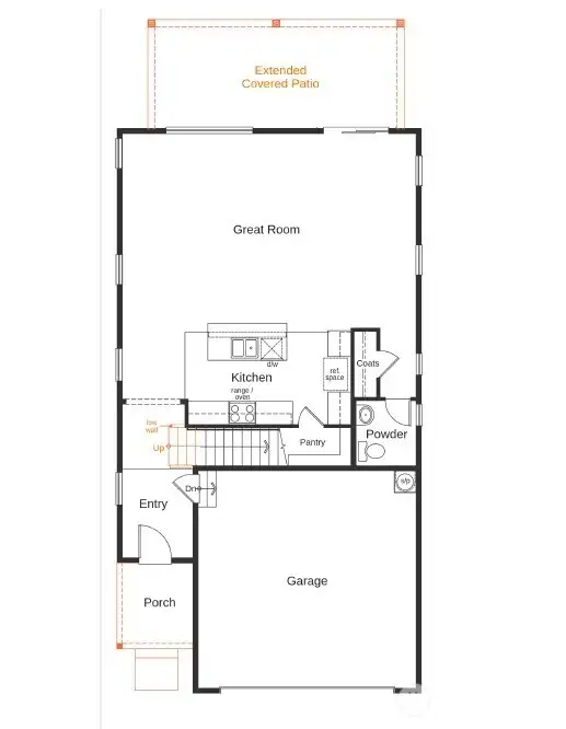 Main floor with Ext covered patio