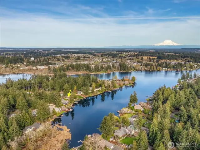 Beautiful Long Lake in Lacey, WA