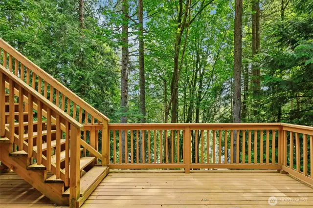 Lower level deck