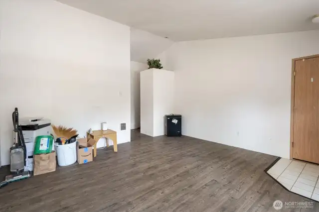 -The living room is the perfect place for gathering friends or family– and nearby access to the two-car garage means a getaway is never too far.
