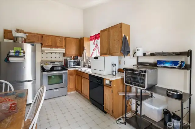 -The kitchen is large and primed for invention– whether it be culinary invention or the reinvention of a remodel!