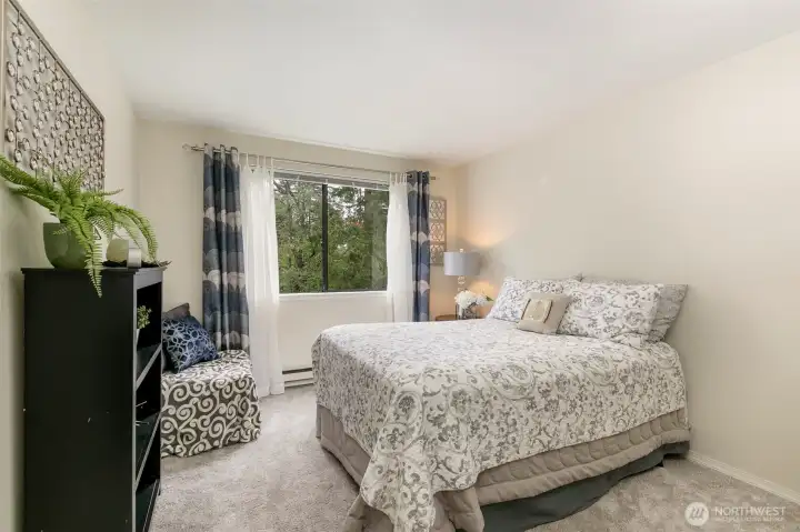 1st  spacious bedroom is across the main fulll bath