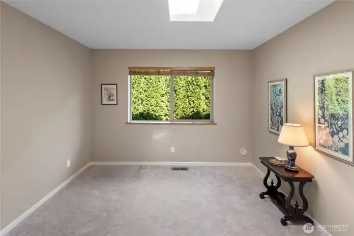 2nd bedroom is off hallway separate from Primary BR.