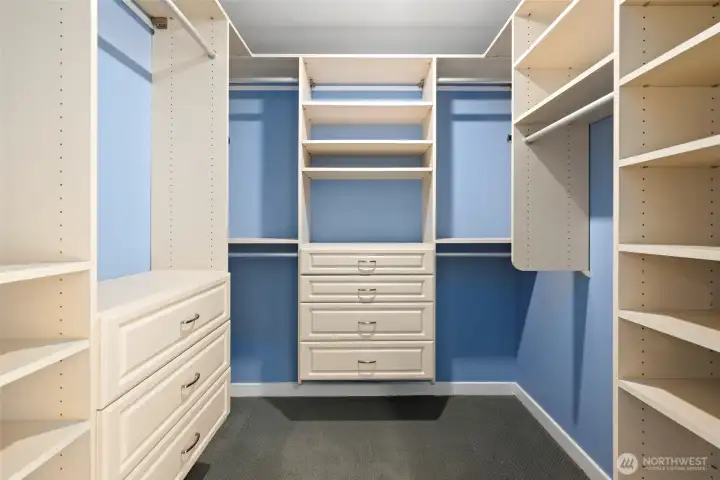 Large walk in closet.