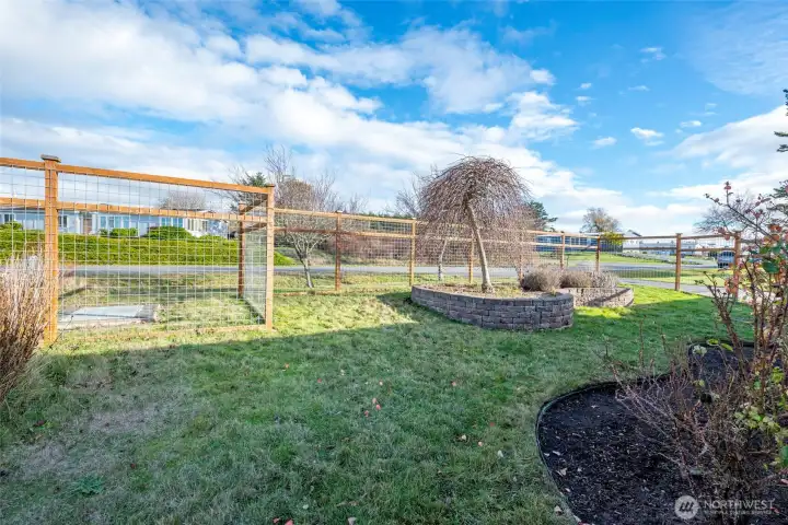 Fully enclosed front & side yard.