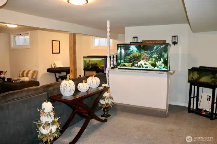 basement/downstairs mini bar