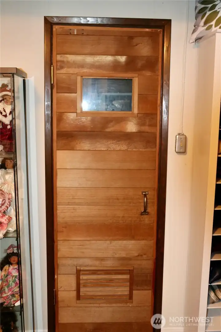 downstairs dry sauna