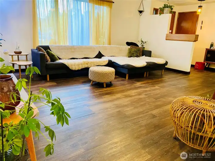 Enjoy the fresh white interior paint throughout the house. Lots of natural light from large front window.