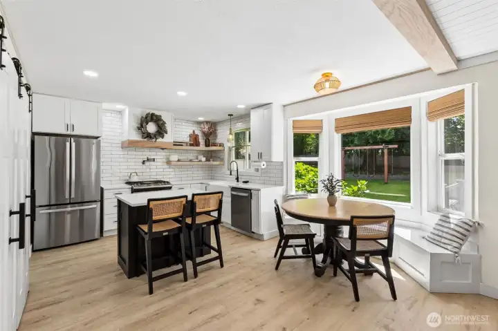 Kitchen and breakfast nook