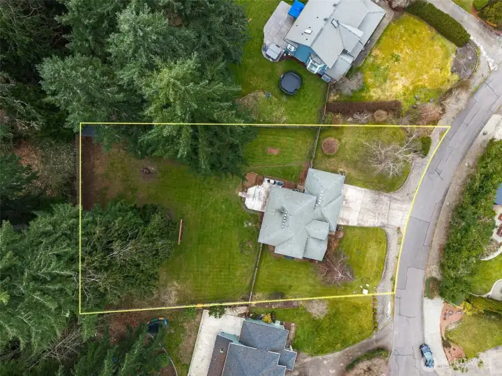 Aerial property view