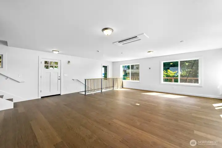 Beautiful wide planked wood floors