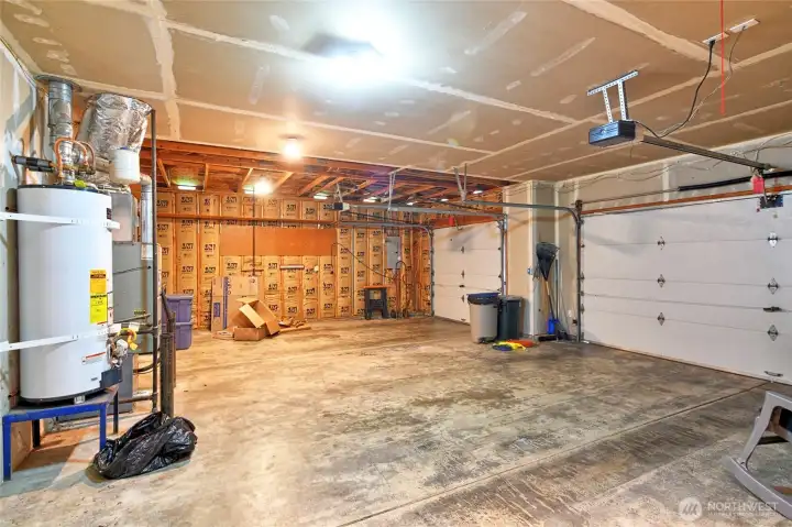 The garage is good size