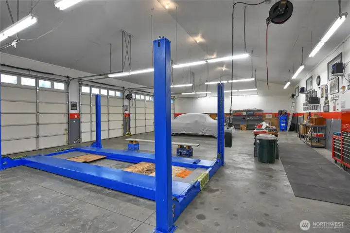 Check out that car lift.