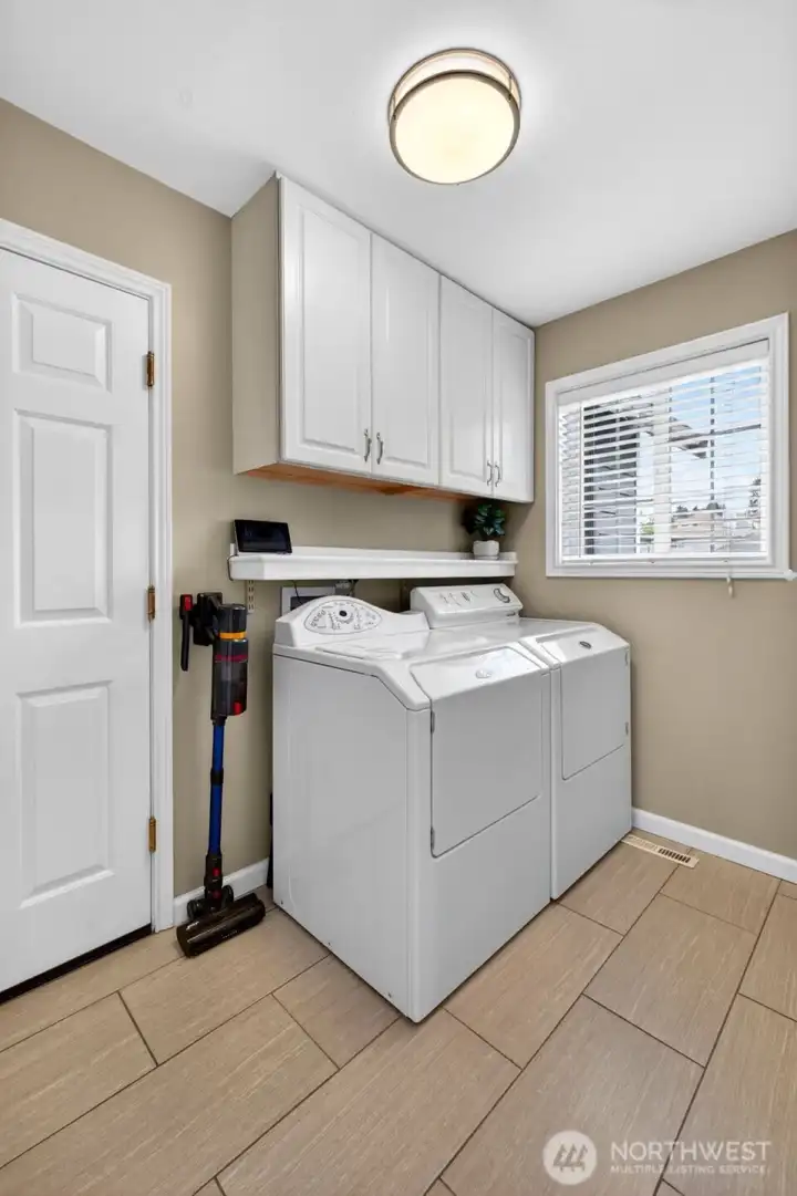 Downstairs laundry room