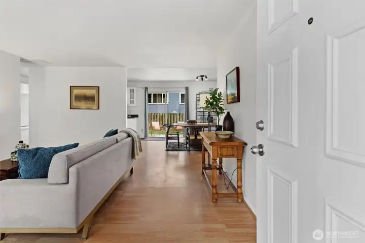 Enter into the light and bright living room!