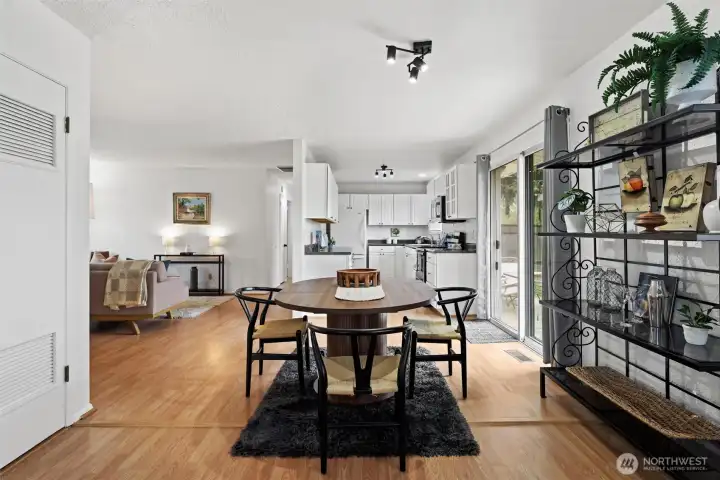 Closet on the left shows the NEW FURNACE