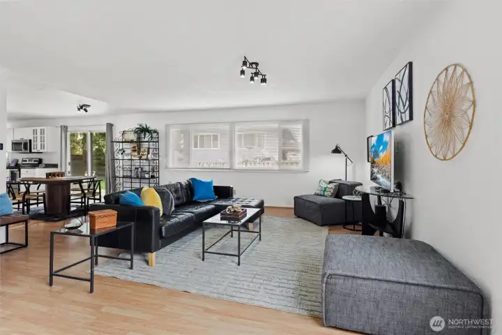 Plenty of space to enjoy and entertain.