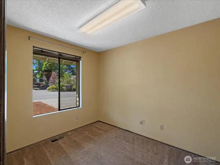 Dedicated office with a window
