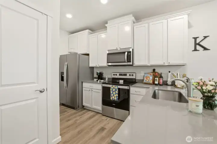Plenty of cupboards for storage
