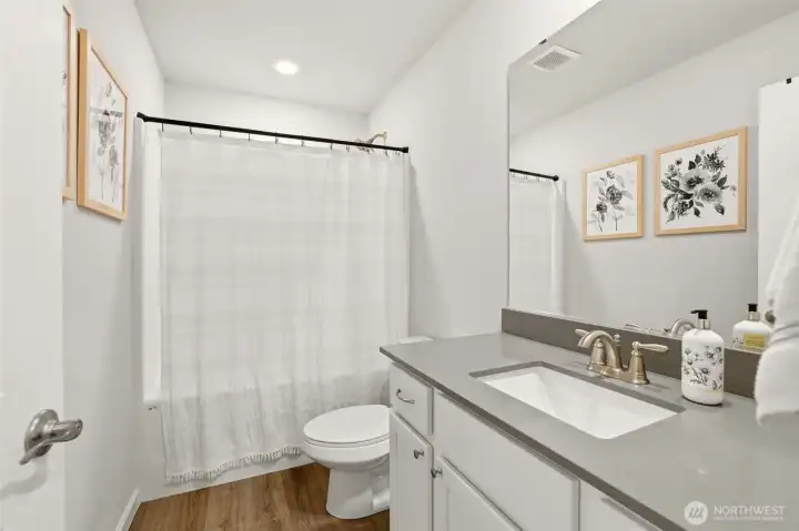 Upper level bathroom