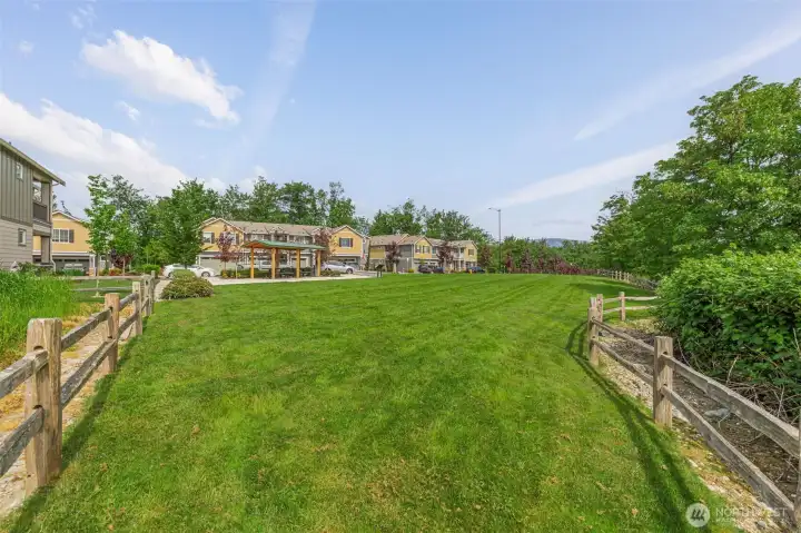 Open space steps from your home