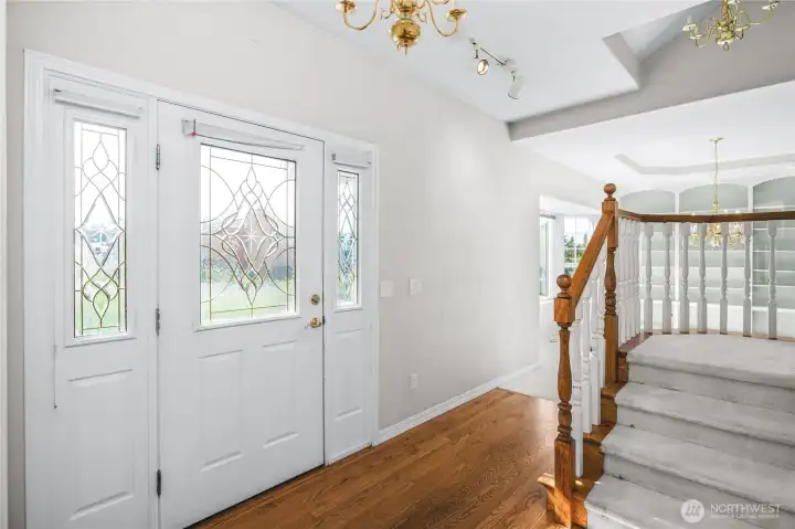 Entry with Hardwood Floors Entry with Hardwood Floors