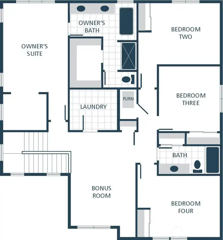 Photographs are for illustrative purposes only. Features, finishes, interior/exterior colors, landscaping and floorplan shown may vary from actual homes built