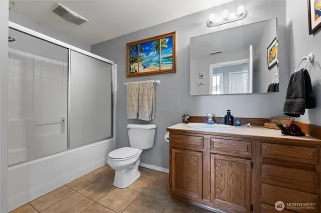 Guest hall bathroom