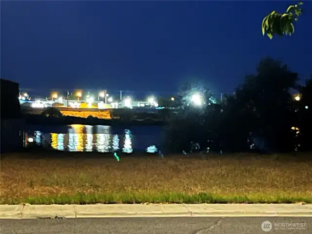 Lake views at night