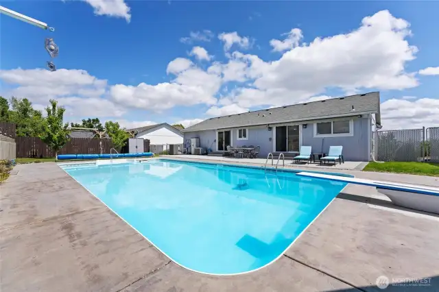 This backyard paradise is an entertaining delight!