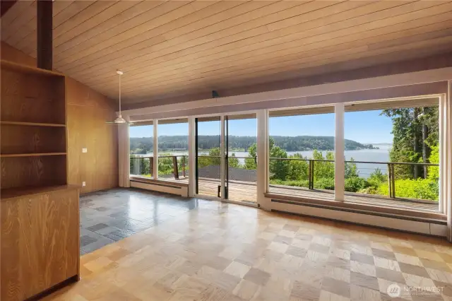 Views from living room/dining area