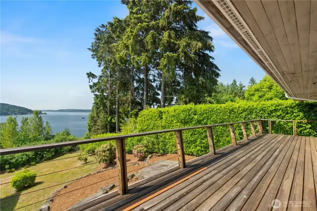 Deck with sweeping views