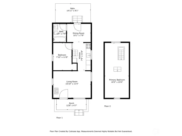 Floor Plan. Dimensions are approximate.