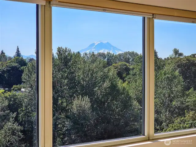Mt. Rainier View from your Living Room