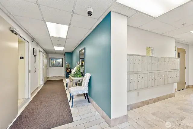 Lobby to Elevators/Mail Slots