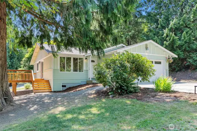 Well maintained single level home with large deck.