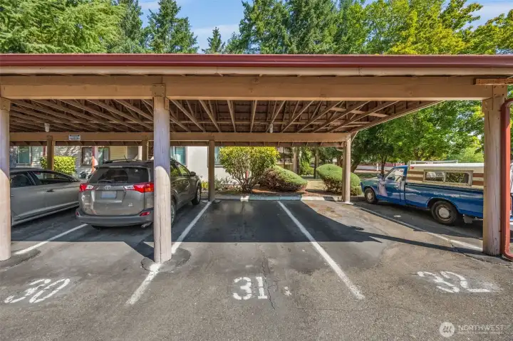 Unit comes with assigned parking #31 + ample guest parking for visitors.