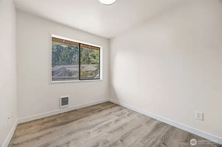 One of two bedrooms, fully updated and move-in ready ??