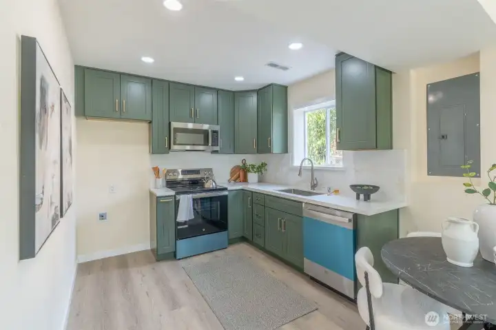 Lower level kitchen