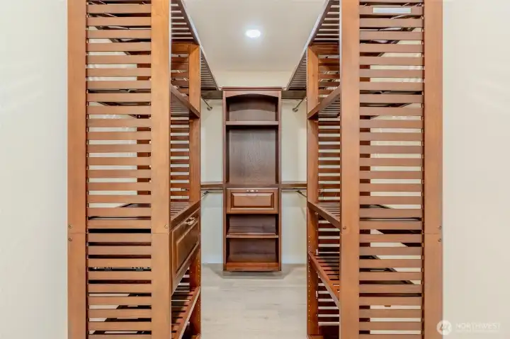 Primary closet