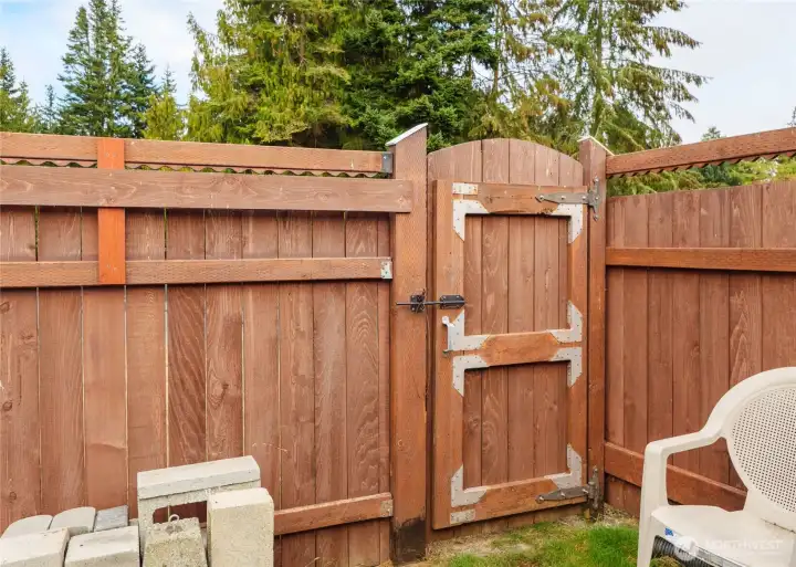 gated yard