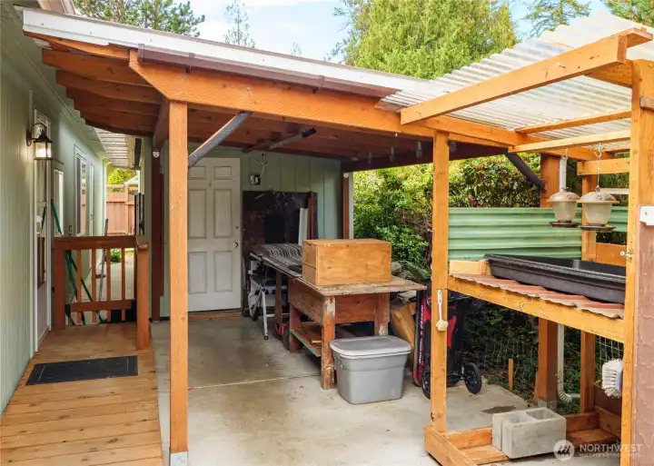 carport with storage