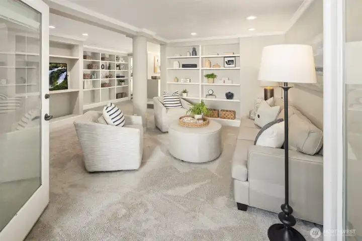 More built-ins. This home has great storage.
